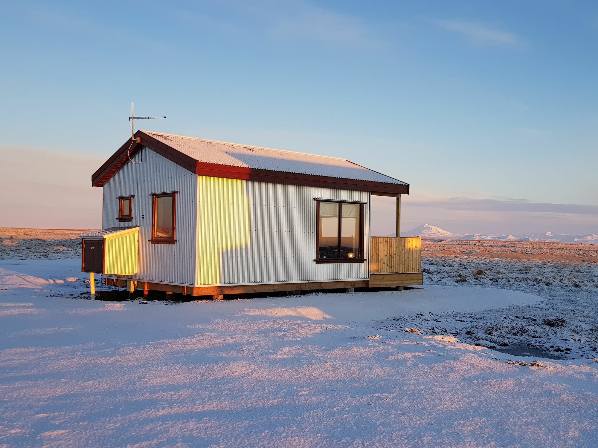 Hekla Cabin 1 Volcano And Glacier View ヘトラ エクステリア 写真